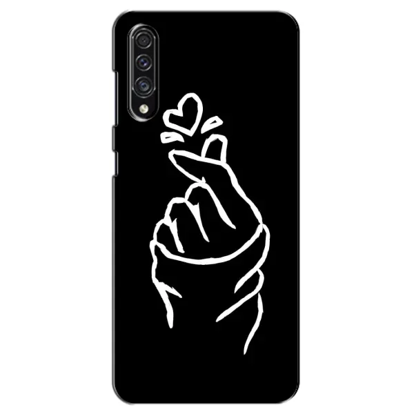 Чехол с рисунком «Сердце на черном» для Samsung Galaxy A30s (A307) Чехол с рисунком «Сердце на черном» для Samsung Galaxy A30s (A307)