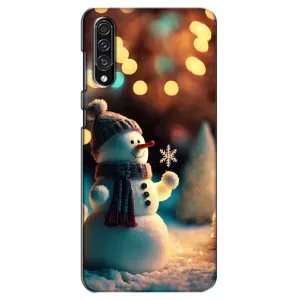 Чехлы на Новый Год Samsung Galaxy A30s (A307) (Снеговик праздничный)