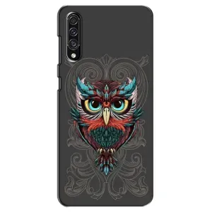 Чохли з принтом СОВИ для Samsung Galaxy A30s (A307) (Сова на сірому)