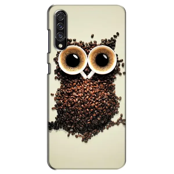 Чехол с рисунком «Сова с зерен кофе» для Samsung Galaxy A30s (A307) Чехол с рисунком «Сова с зерен кофе» для Samsung Galaxy A30s (A307)