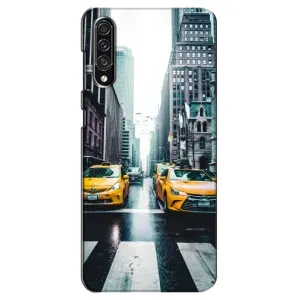 Силиконовый бампер (Работники) на Samsung Galaxy A30s (A307) (Такси)