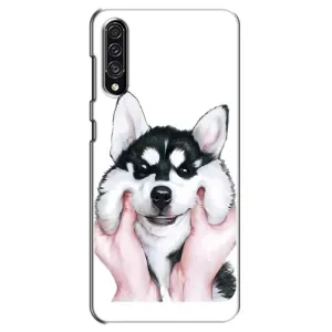 Бампер для Samsung Galaxy A30s (A307) з картинкою "Песики" (Собака Хаскі)