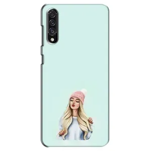 Силиконовый Чехол на Samsung Galaxy A30s (A307) с картинкой Стильных Девушек (В шапке)