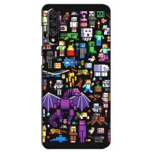 Чохол майнкрафт для Samsung Galaxy A30s (A307) (Усі персонажі)