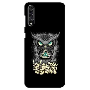 Чохли з принтом СОВИ для Samsung Galaxy A30s (A307) (Зелені очі)