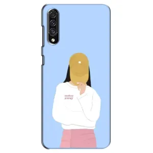 Силиконовый Чехол на Samsung Galaxy A30s (A307) с картинкой Стильных Девушек (Желтая кепка)
