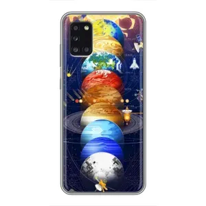Чехол (ТПУ) с планетами на Samsung Galaxy A31 (A315) (Арт планети)