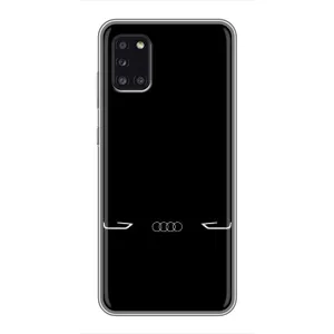 Силіконовий бампер з картинкою машини на Samsung Galaxy A31 (A315) (Сілует Audi)