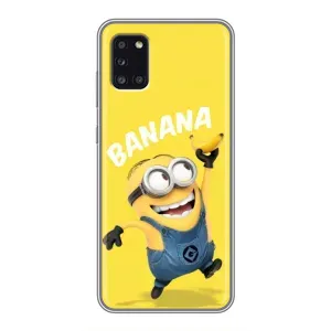 Мультяшный принт на Чехол для Самсунг Галакси А31 (Banana)