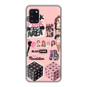 Чехлы с картинкой для Samsung Galaxy A31 (A315) (BLACK PINK коллаж)