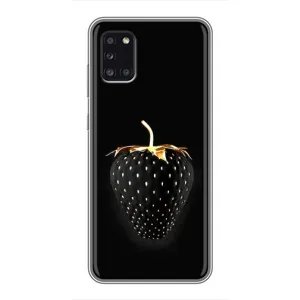 Чохол з зображенням смачної їжі для Samsung Galaxy A31 (A315) (Чорна полуниця)