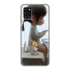 Девчачий Чехол для Samsung Galaxy A31 (A315) (Девочка с игрушкой)