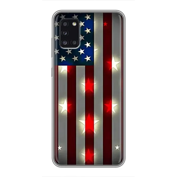 Чехол с рисунком «Флаг США 2» для Samsung Galaxy A31 (A315) Чехол с рисунком «Флаг США 2» для Samsung Galaxy A31 (A315)