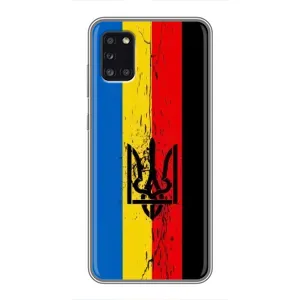 Чехлы УПА (Красно-Чёрный) на Samsung Galaxy A31 (A315) (Флаг УПА)