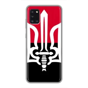 Чехлы УПА (Красно-Чёрный) на Samsung Galaxy A31 (A315) (Герб Украины)