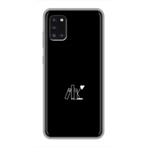 Чехол с картинками на черном фоне для Samsung Galaxy A31 (A315) (Книжки)