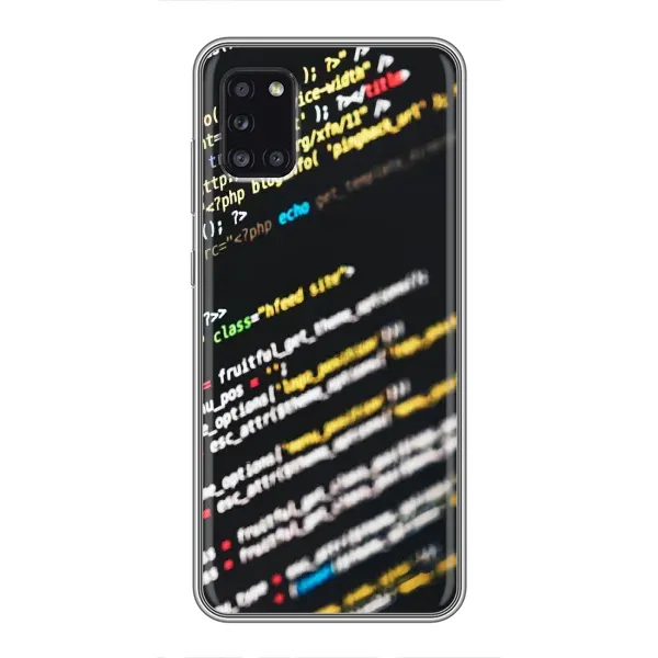 Чехол с рисунком «Код» для Samsung Galaxy A31 (A315) Чехол с рисунком «Код» для Samsung Galaxy A31 (A315)