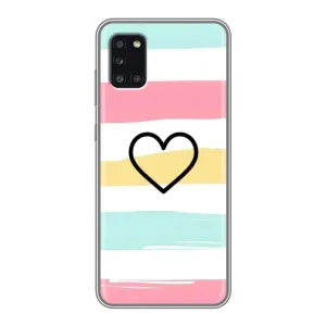 Чехлы с тематикой "Маленькие Сердечки" на Samsung Galaxy A31 (A315) (Красивое сердечко)