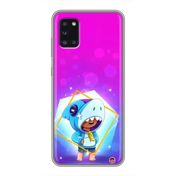 Чехол с рисунком «Леон в костюме Акулы» для Samsung Galaxy A31 (A315)