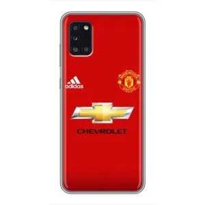 Силиконовые Чехлы принт Футбол на Samsung Galaxy A31 (A315) (Man United)