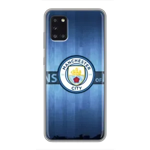 Силиконовые Чехлы принт Футбол на Samsung Galaxy A31 (A315) (ManCity)