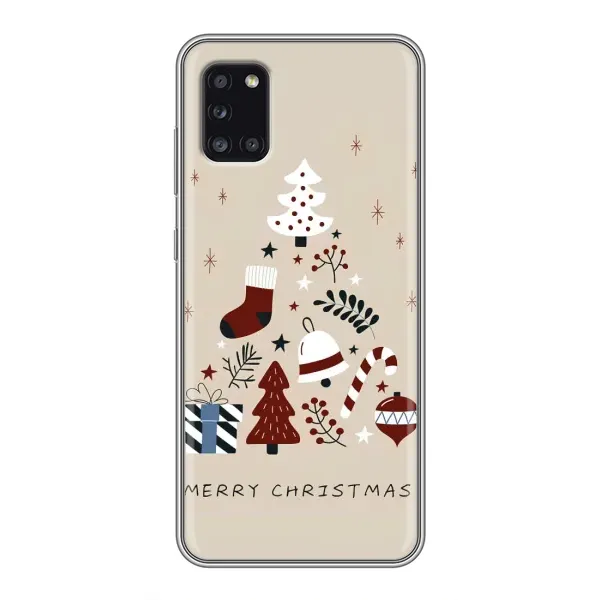 Чехол с рисунком «Merry Christmas» для Samsung Galaxy A31 (A315)