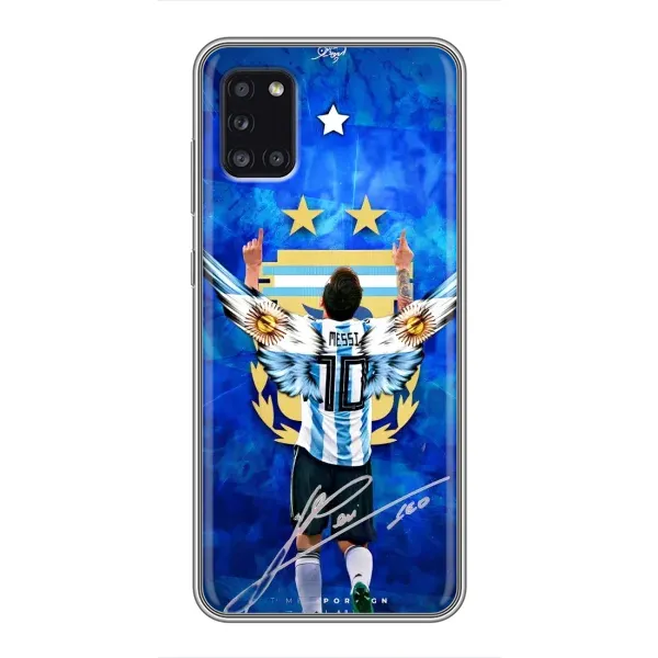 Чехол с рисунком «Месси Аргентина» для Samsung Galaxy A31 (A315) Чехол с рисунком «Месси Аргентина» для Samsung Galaxy A31 (A315)