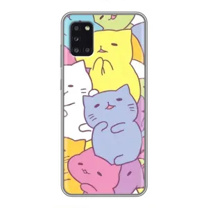 Бампер с изображением Котиков для Самсунг Галакси А31 (Милые котики)