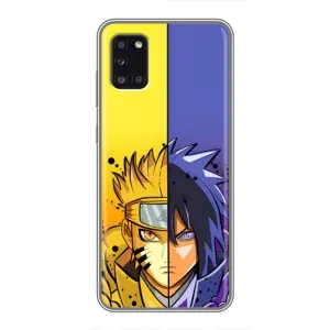 Купить Чехлы на телефон с принтом Anime для Samsung Galaxy A31 (A315) (Naruto Vs Sasuke)