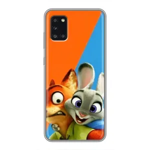 Чехлы ЗВЕРОПОЛИС для Samsung Galaxy A31 (A315) (Ник и Хопс)