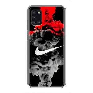 Силіконовый Чохол на Samsung Galaxy A31 (A315) з картинкою НАЙК (Nike дим)