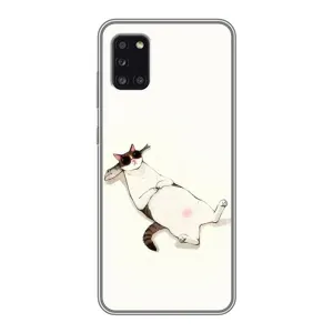 Чехол на тематику: Коты для Samsung Galaxy A31 (A315) (Отдых)