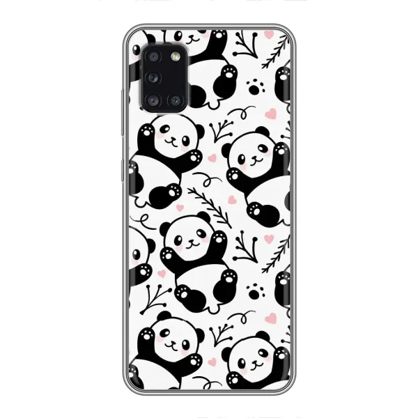 Чехол с рисунком «Пандочки» для Samsung Galaxy A31 (A315) Чехол с рисунком «Пандочки» для Samsung Galaxy A31 (A315)