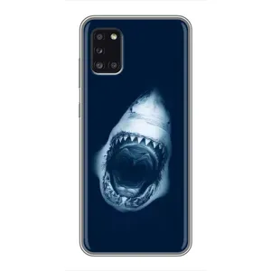 Силиконовый бампер с картинкой животных для Samsung Galaxy A31 (A315) (Пасть Акулы)