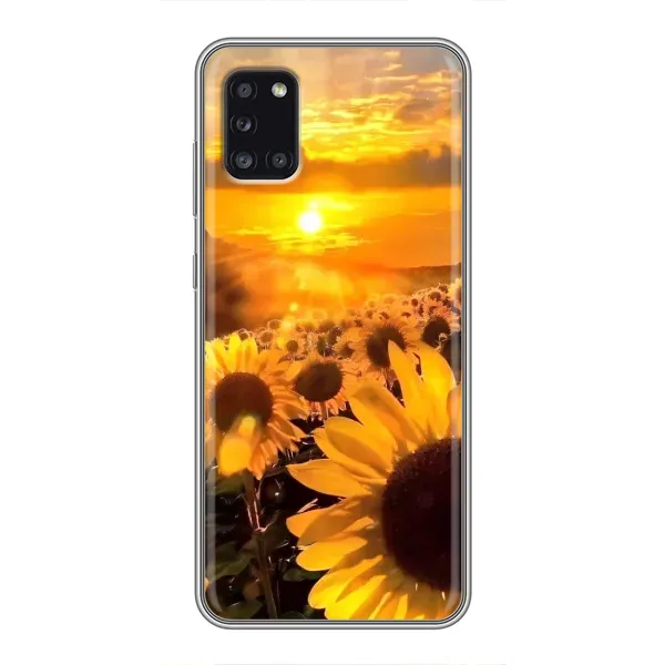 Чехол с рисунком «поле подсолнухов» для Samsung Galaxy A31 (A315)