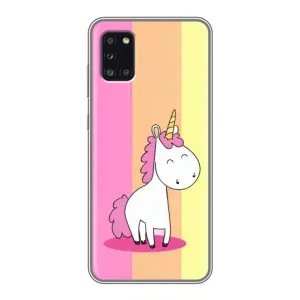 Чехол Unicorn на Samsung Galaxy A31 (A315) (Радужный Единорог)
