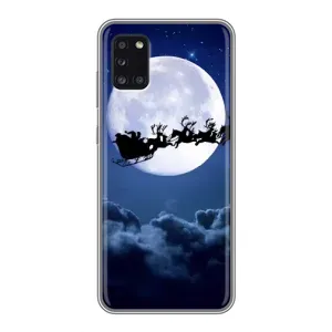 Чехол Санта Клаус для Samsung Galaxy A31 (A315) (Санта - луна)