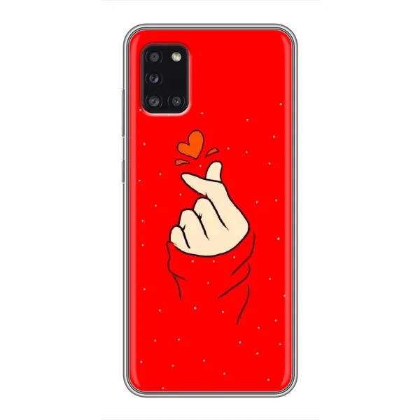 Чехол с рисунком «Сердце на красном» для Samsung Galaxy A31 (A315) Чехол с рисунком «Сердце на красном» для Samsung Galaxy A31 (A315)