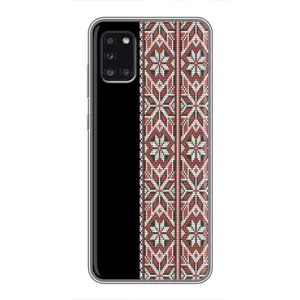 Силиконовый Чехол на Samsung Galaxy A31 (A315) с картинкой Вышиванки (Стильная вишиванка)