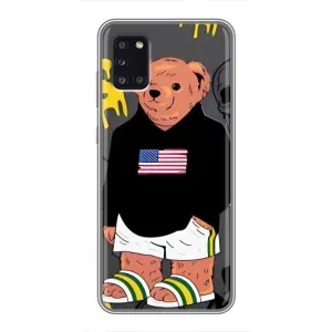 Чехлы Мишка Тедди для Самсунг Галакси А31 (Teddy USA)