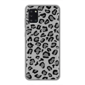 Чехол с леопардовым принтом на Samsung Galaxy A31 (A315) (Темный леопрад)