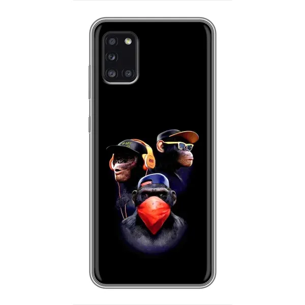 Чехол с рисунком «Три обезьяны» для Samsung Galaxy A31 (A315) Чехол с рисунком «Три обезьяны» для Samsung Galaxy A31 (A315)