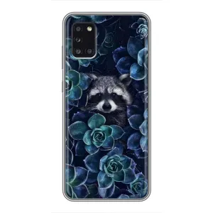 Силиконовый Чехол с Енотами на Samsung Galaxy A31 (A315) (В цветах)