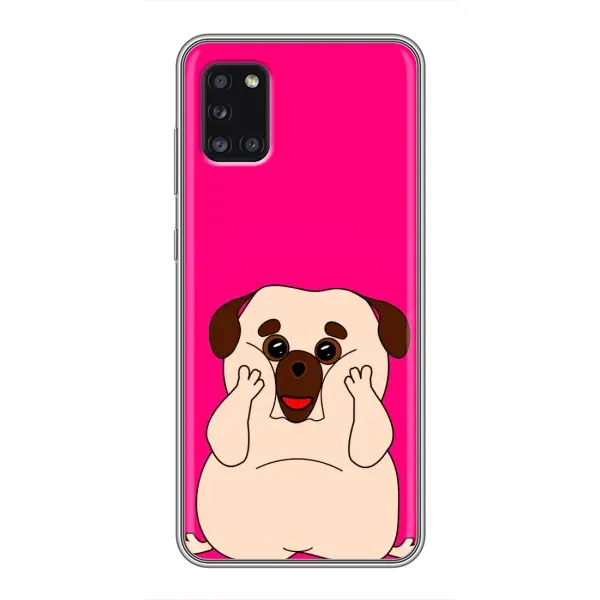 Чехол с рисунком «Веселый Мопсик» для Samsung Galaxy A31 (A315) Чехол с рисунком «Веселый Мопсик» для Samsung Galaxy A31 (A315)