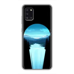 Летний Чехол на Samsung Galaxy A31 (A315) (Синий Водопад)
