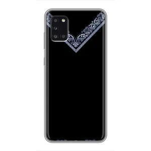 Силиконовый Чехол на Samsung Galaxy A31 (A315) (Воротник вышиванки)