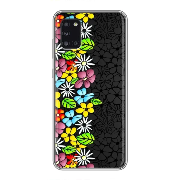 Чехол с рисунком «Яркие цветы» для Samsung Galaxy A31 (A315)