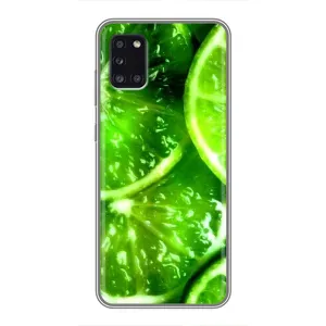 Чохол з зображенням смачної їжі для Samsung Galaxy A31 (A315) (Яскравий Лайм)