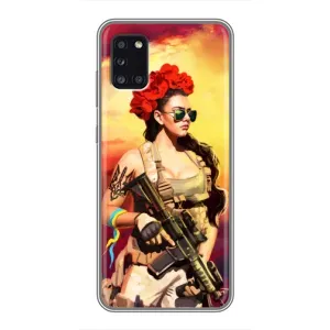ЗСУ Чехлы (TPU) для Samsung Galaxy A31 (A315) (Женщина солдат)
