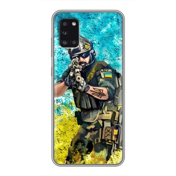 Чехол с рисунком «ЗСУ Воин» для Samsung Galaxy A31 (A315) Чехол с рисунком «ЗСУ Воин» для Samsung Galaxy A31 (A315)